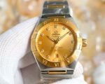 OMEGA Constellation 39mm Half Gold Men's Replica Watch